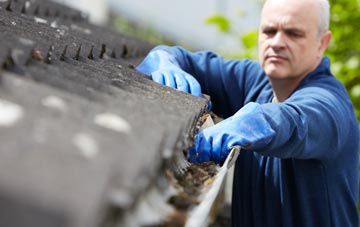 cleaning and inspecting Tan Office roofs